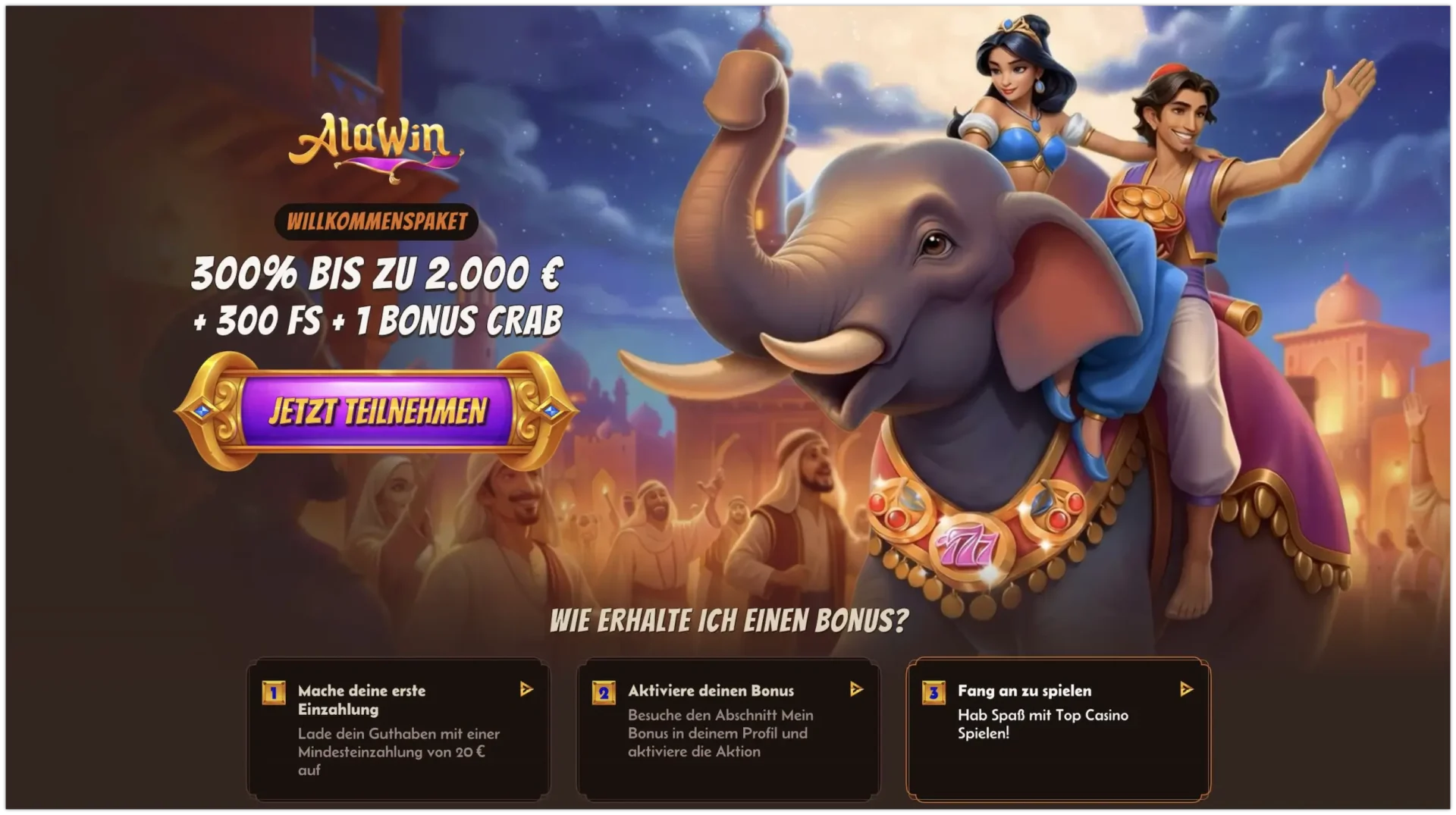 Offizielle Website von Alawin Casino